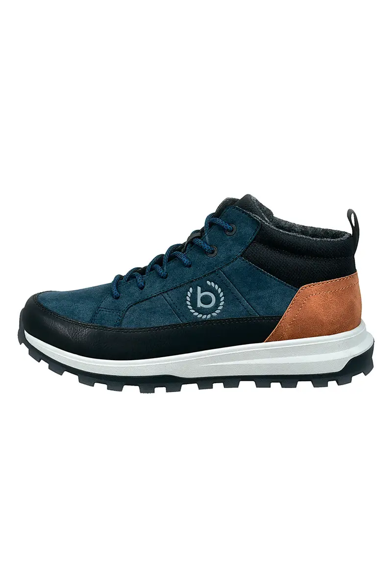 Sneakers blu navy mid suola carrarmato Bugatti 325ANP305055 [BLUE]
