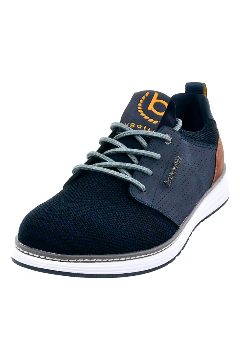 Sneakers Blu Scuro con Dettagli Marroni BUGATTI 321A3C61 [BLU SCURO] miniatura 2