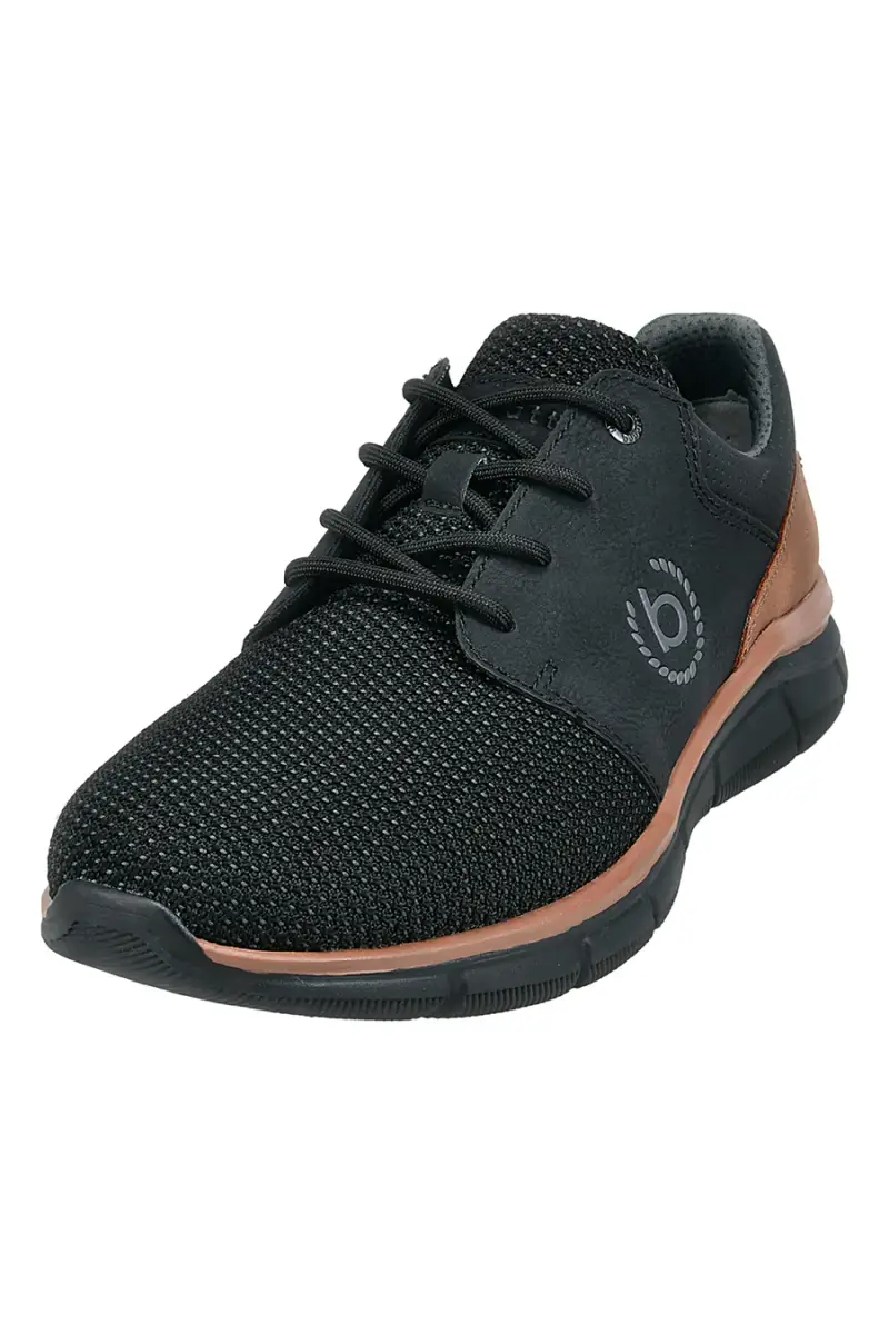 Sneakers da uomo nere Bugatti 341AFA0169001000 [NERO] miniatura 2