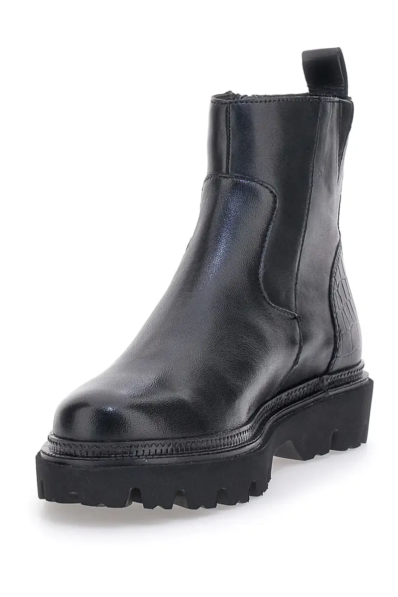 Stivaletti Beatles Neri In Vera Pelle Bugatti D31AOG354000 [NERO] miniatura 3