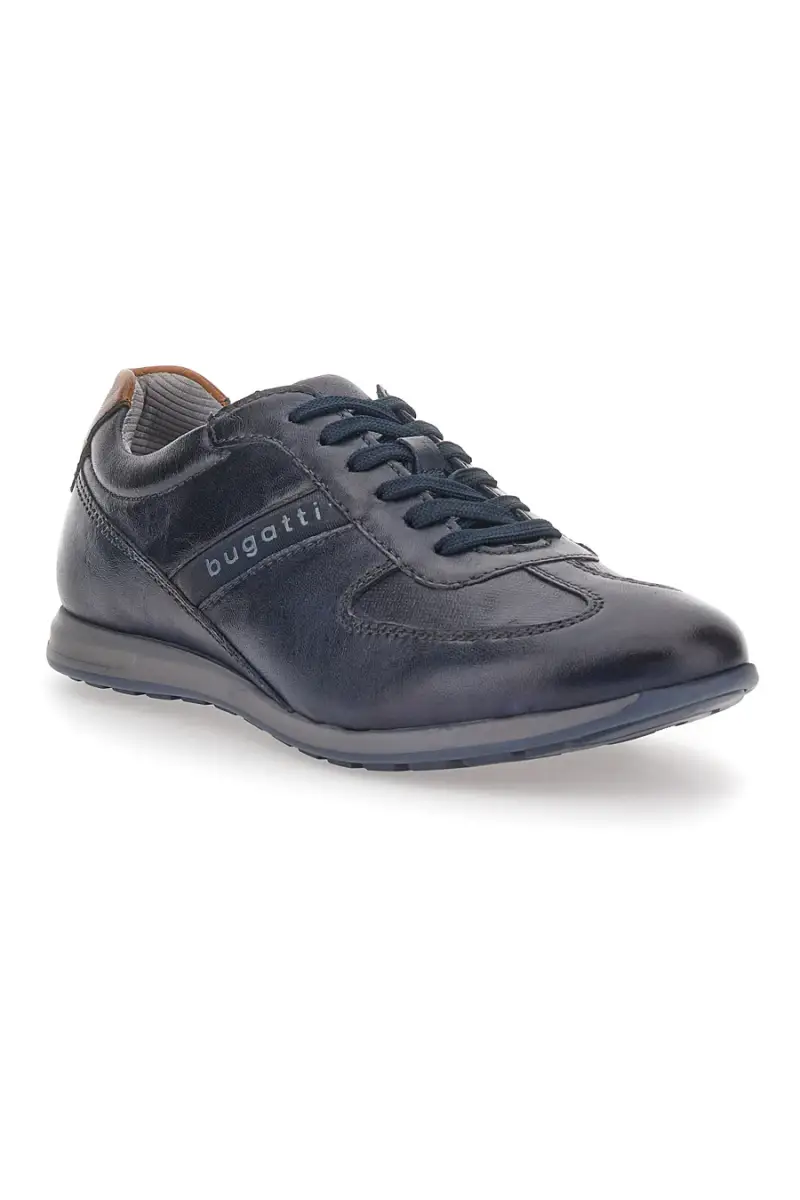 Stringate Blu Scuro Bugatti 311904 [BLUE] miniatura 2