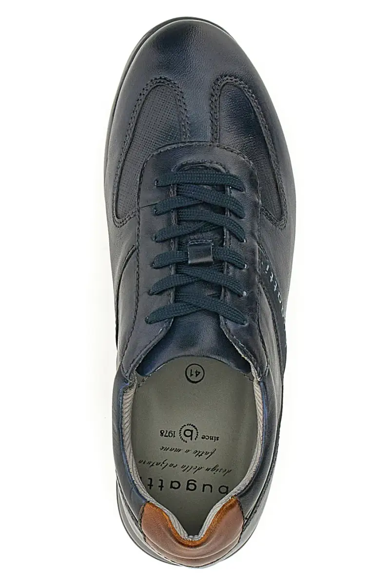 Stringate Blu Scuro Bugatti 311904 [BLUE] miniatura 5