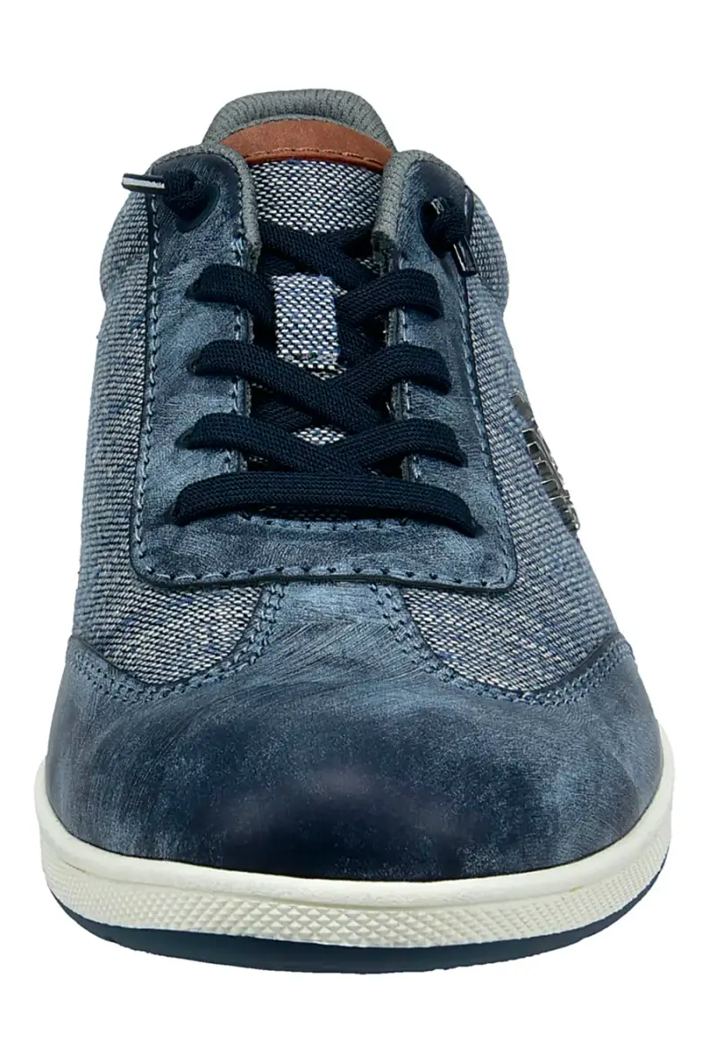 Stringate Casual Blu Effetto Vintage Bugatti 325726145000 [BLUE] miniatura 3