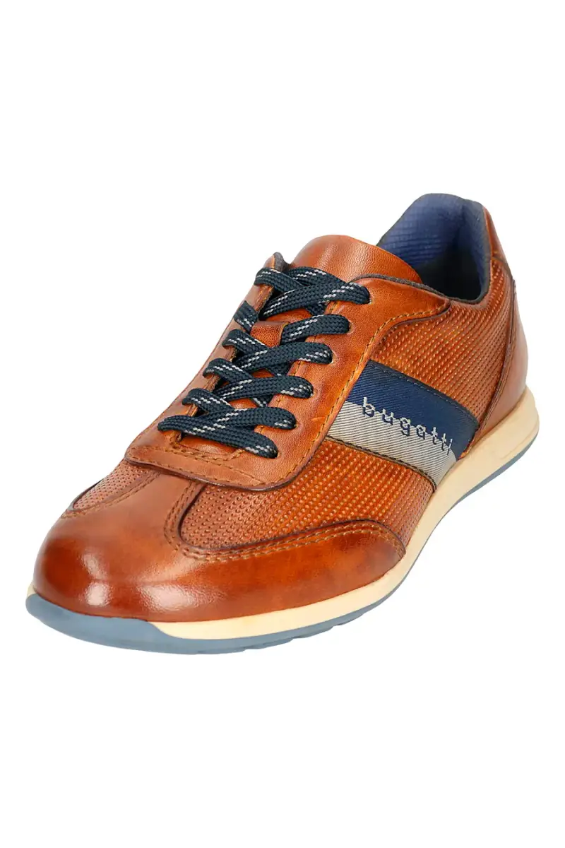 Stringate Cognac con Tomaia in Pelle BUGATTI 311A9Q05 [COGNAC] miniatura 2