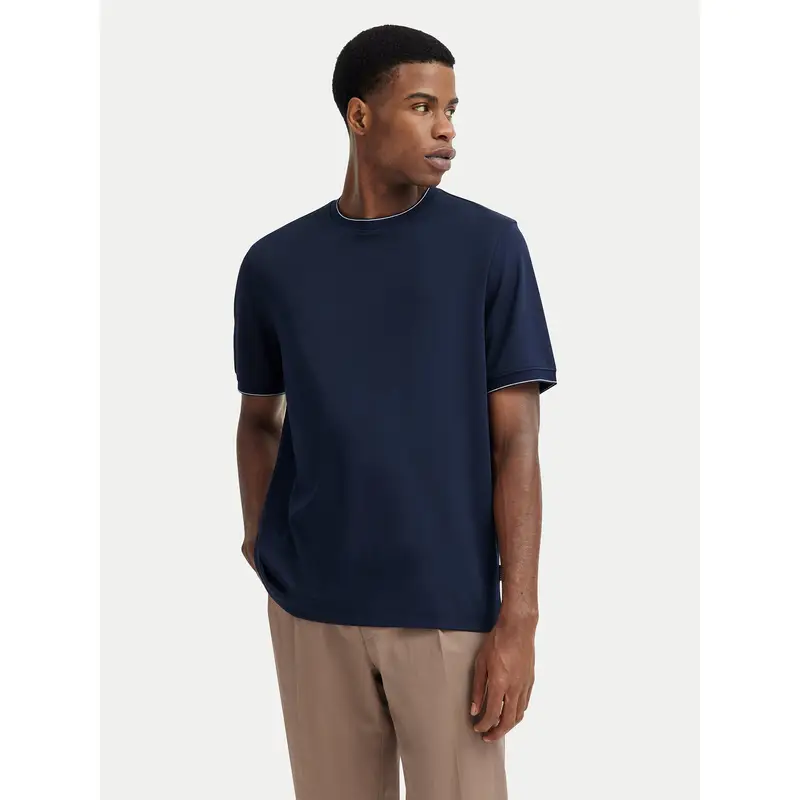 T-shirt 8350-75091C Blu scuro Regular Fit