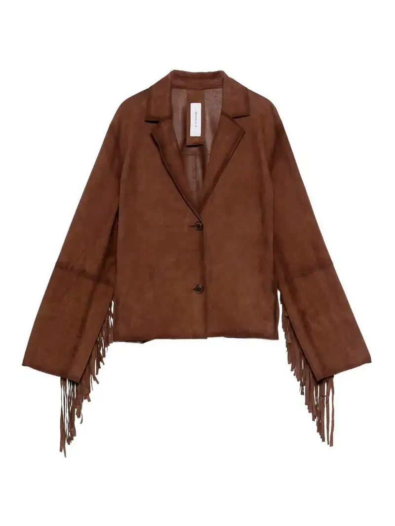 Giacca in pelle Marrone