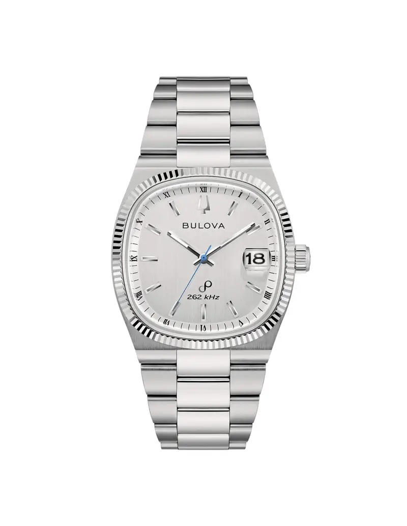 Orologio BULOVA Super Seville 96B444 cinturino in acciaio quadrante argento