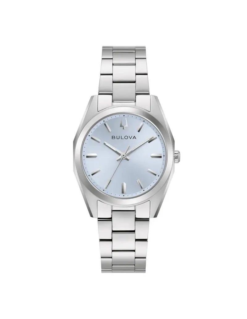 Orologio BULOVA Surveyor Lady 96L346 cinturino in acciaio quadrante blu ghiaccio