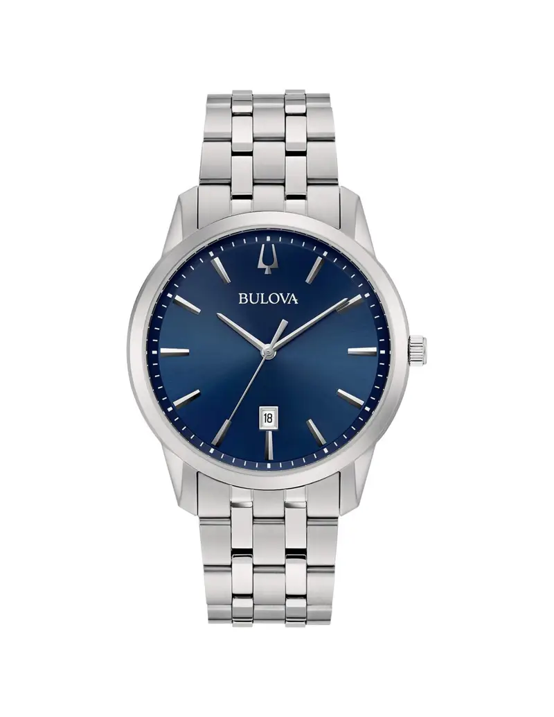 Orologio BULOVA Sutton Classic 96B338 cinturino in acciaio quadrante Blue