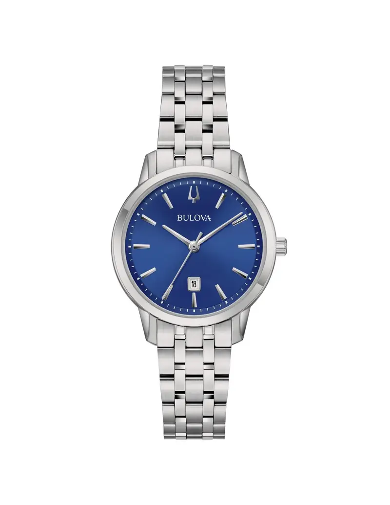 Orologio BULOVA Sutton Lady 96M166 cinturino in acciaio quadrante Blue