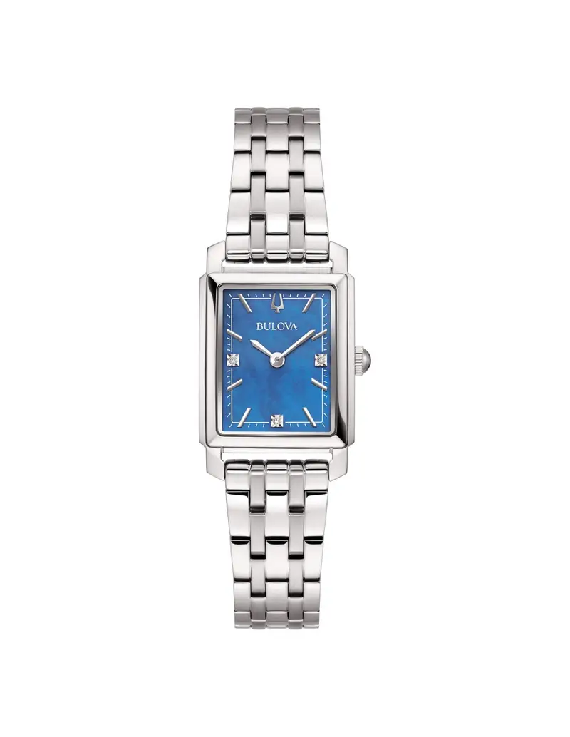 Orologio BULOVA Sutton Tunk 96P245 cinturino in acciaio quadrante blu