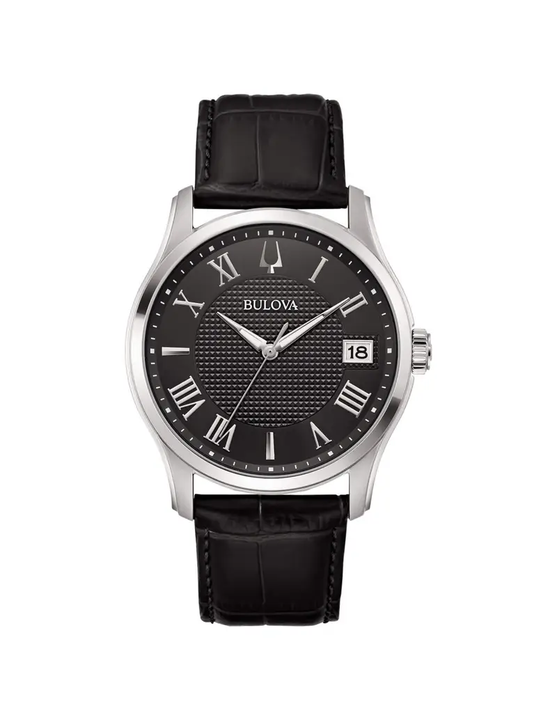 Orologio BULOVA Wilton Leather 96B390 Black