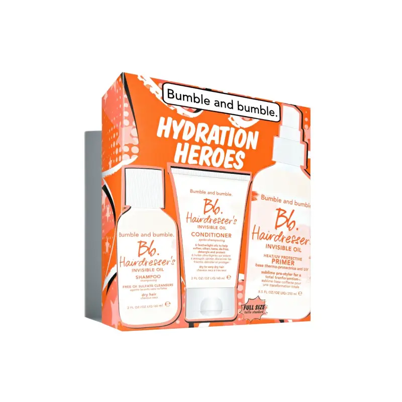 Hairdresser's Invisible Oil Hydration Heroes Gift Set - Cofanetto per capelli miniatura 3