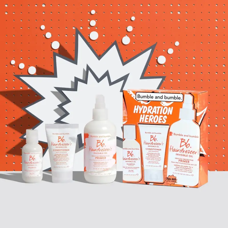 Hairdresser's Invisible Oil Hydration Heroes Gift Set - Cofanetto per capelli miniatura 4