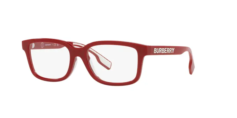 Bambino Burberry JB2003U 4047 Montature da vista Iniettato Rosso Squadrata Normale miniatura 3