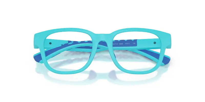 Bambino Burberry JB2017U 4235 Montature da vista Iniettato Blu Trasparente Squadrata Normale miniatura 2