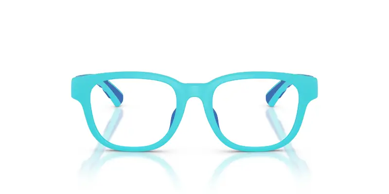 Bambino Burberry JB2017U 4235 Montature da vista Iniettato Blu Trasparente Squadrata Normale miniatura 3