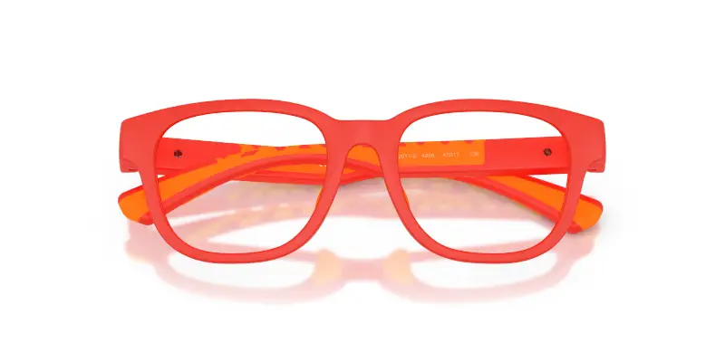 Bambino Burberry JB2017U 4238 Montature da vista Iniettato Rosso Trasparente Squadrata Normale miniatura 2