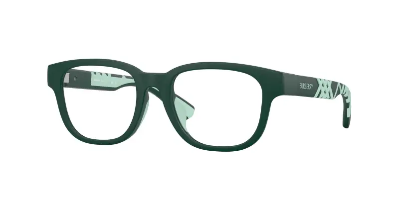 Bambino Burberry JB2017U 4239 Montature da vista Iniettato Verde Trasparente Squadrata Normale