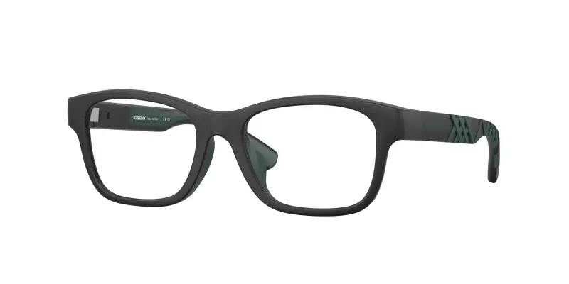 Bambino Burberry JB2018U 3464 Montature da vista Iniettato Nero Trasparente Squadrata Normale