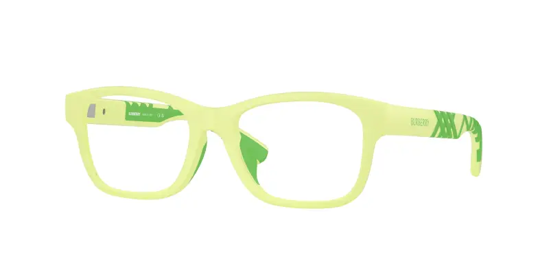Bambino Burberry JB2018U 4237 Montature da vista Iniettato Verde Trasparente Squadrata Normale