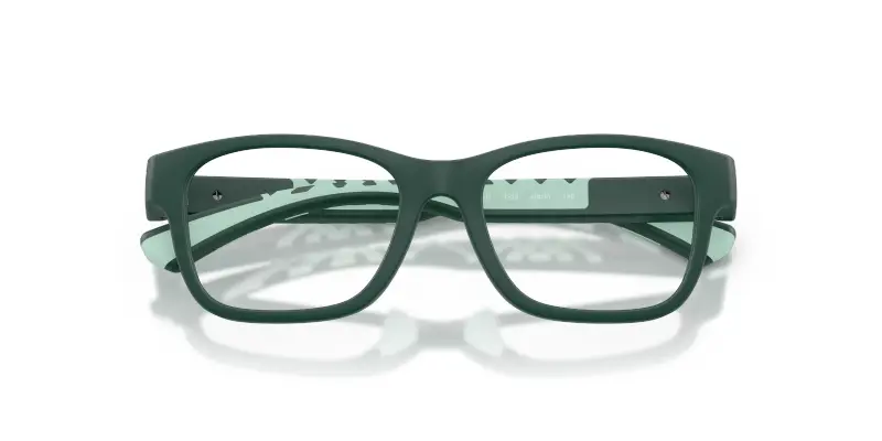 Bambino Burberry JB2018U 4239 Montature da vista Iniettato Verde Trasparente Squadrata Normale miniatura 2