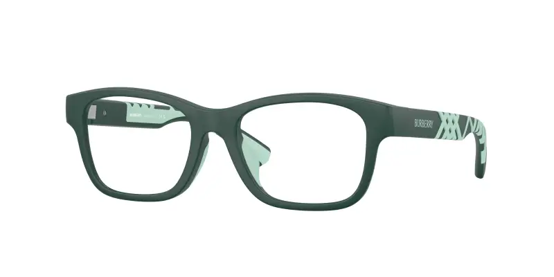 Bambino Burberry JB2018U 4239 Montature da vista Iniettato Verde Trasparente Squadrata Normale