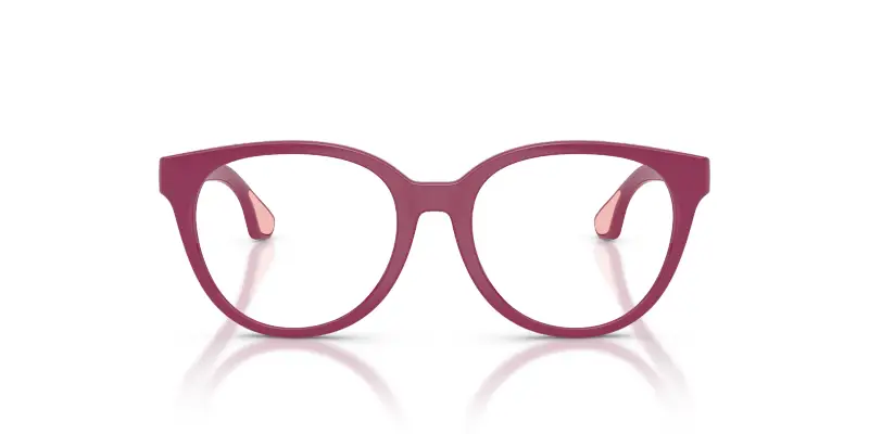 Bambino Burberry JB2019U 4134 Montature da vista Iniettato Viola Trasparente Pantos Normale miniatura 3