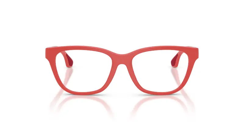 Bambino Burberry JB2020U 4231 Montature da vista Iniettato Rosso Trasparente Cat Eye Normale miniatura 3