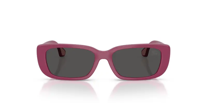 Bambino Burberry JB4006U 413487 Occhiali da sole Iniettato Viola Grigio Squadrata Normale miniatura 3