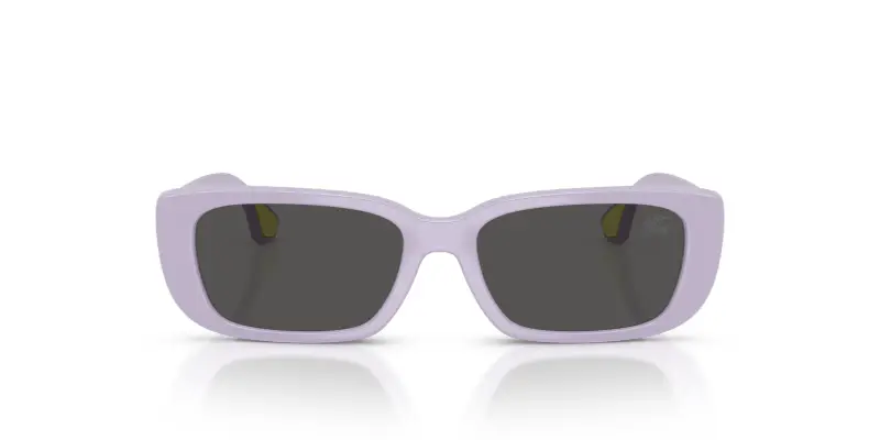 Bambino Burberry JB4006U 422887 Occhiali da sole Iniettato Viola Grigio Squadrata Normale miniatura 3