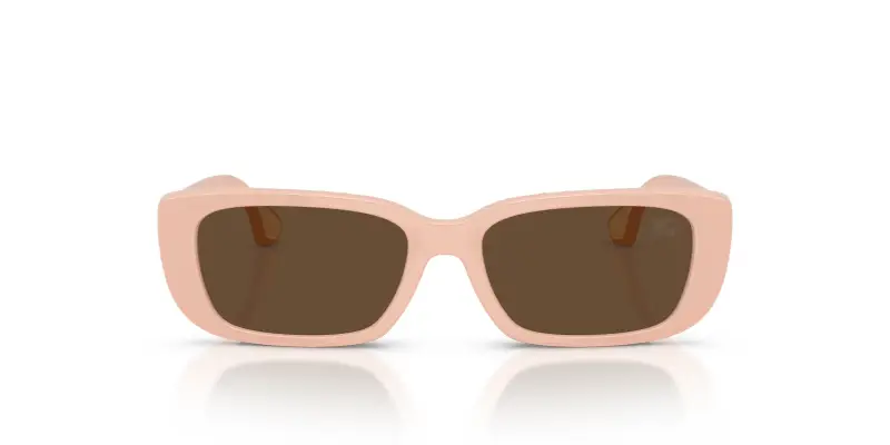 Bambino Burberry JB4006U 422973 Occhiali da sole Iniettato Rosa Marrone Squadrata Normale miniatura 3