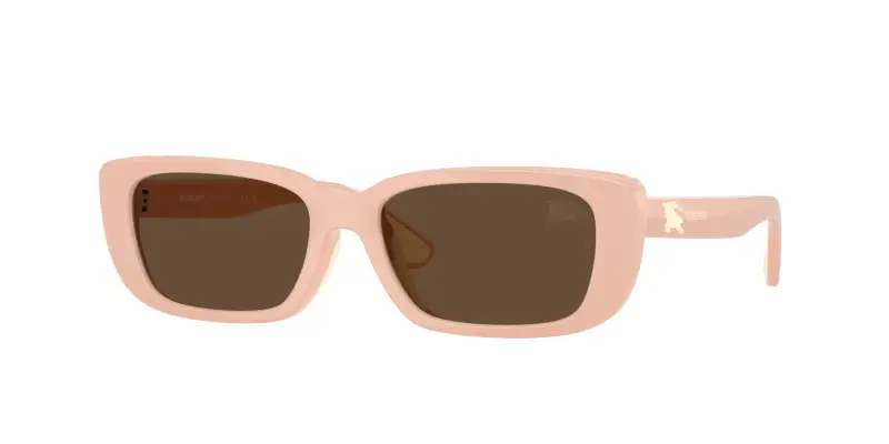 Bambino Burberry JB4006U 422973 Occhiali da sole Iniettato Rosa Marrone Squadrata Normale