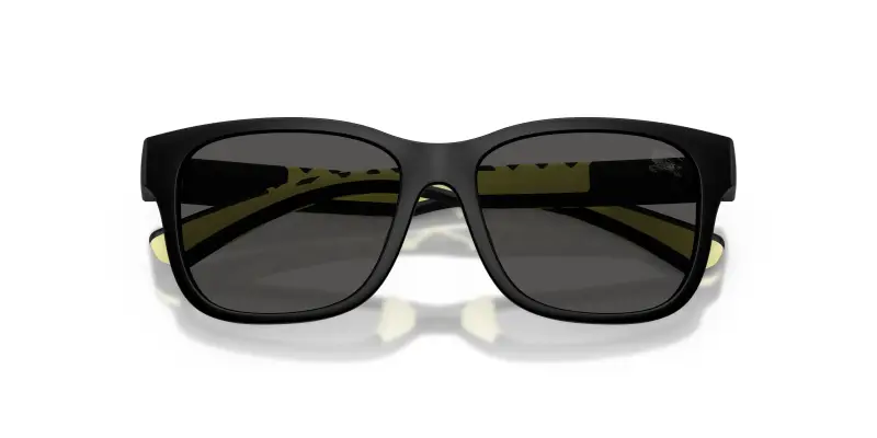 Bambino Burberry JB4007U 346487 Occhiali da sole Iniettato Nero Grigio Squadrata Normale miniatura 2