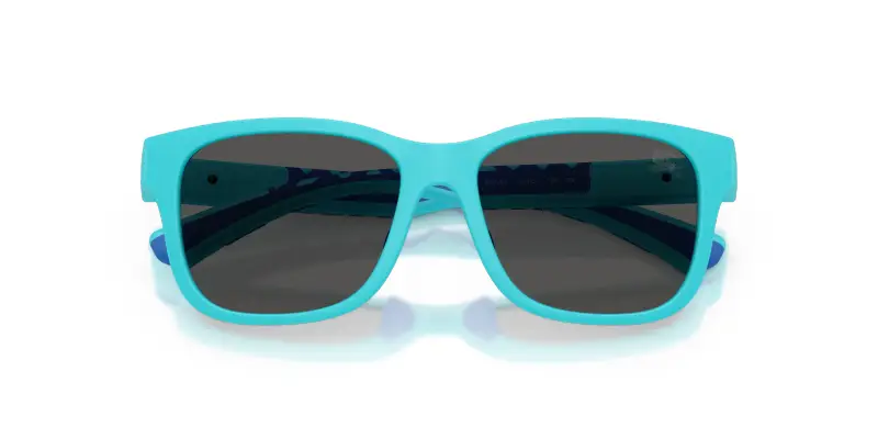 Bambino Burberry JB4007U 423587 Occhiali da sole Iniettato Blu Grigio Squadrata Normale miniatura 2