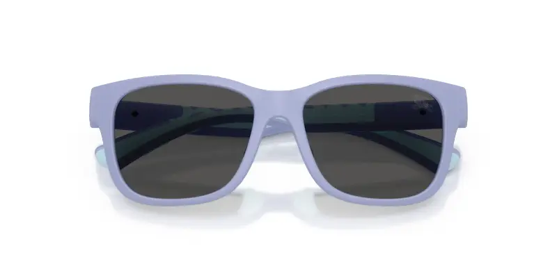 Bambino Burberry JB4007U 423687 Occhiali da sole Iniettato Viola Grigio Squadrata Normale miniatura 2