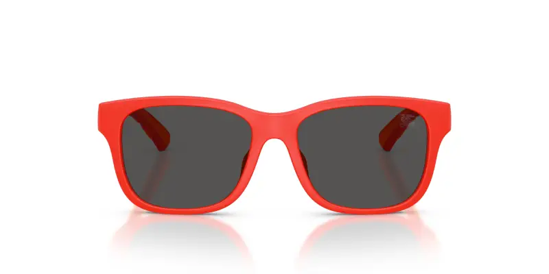 Bambino Burberry JB4007U 423887 Occhiali da sole Iniettato Rosso Grigio Squadrata Normale miniatura 3