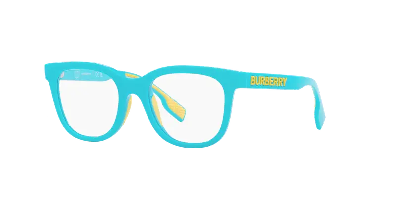Burberry Bambino JB2002U 4050 Montature da vista Iniettato Blu Trasparente Squadrata Normale miniatura 2