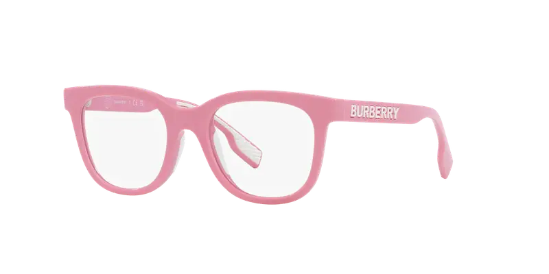 Burberry Bambino JB2002U 4084 Montature da vista Iniettato Rosa Trasparente Squadrata Normale miniatura 2