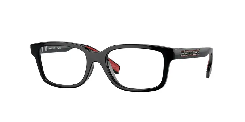 Burberry Bambino JB2003U  3001 Montature da vista Iniettato Nero Trasparente Squadrata Normale