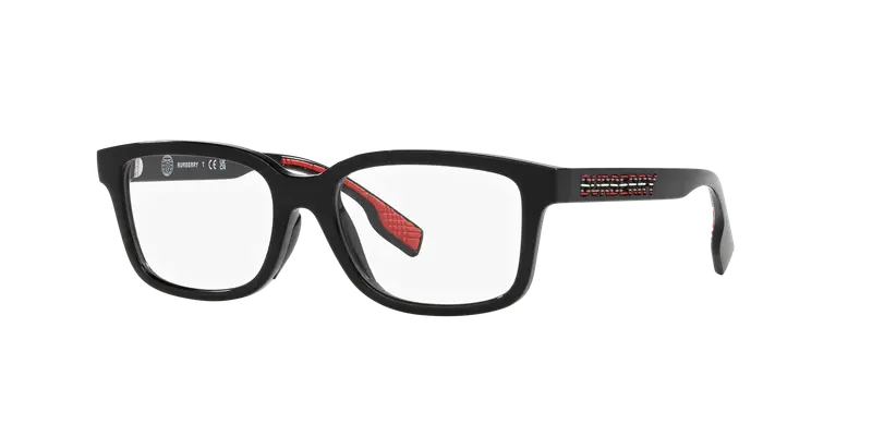 Burberry Bambino JB2003U 3001 Montature da vista Iniettato Nero Trasparente Squadrata Normale miniatura 2