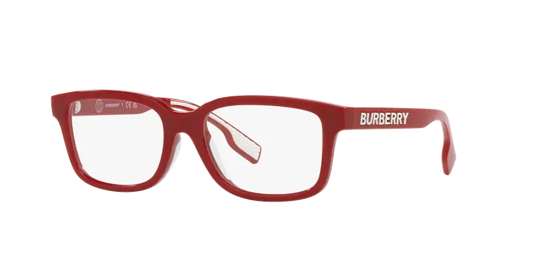 Burberry Bambino JB2003U 4047 Montature da vista Iniettato Rosso Trasparente Squadrata Normale miniatura 2