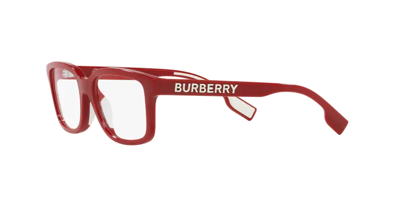 Burberry Bambino JB2003U 4047 Montature da vista Iniettato Rosso Trasparente Squadrata Normale miniatura 3