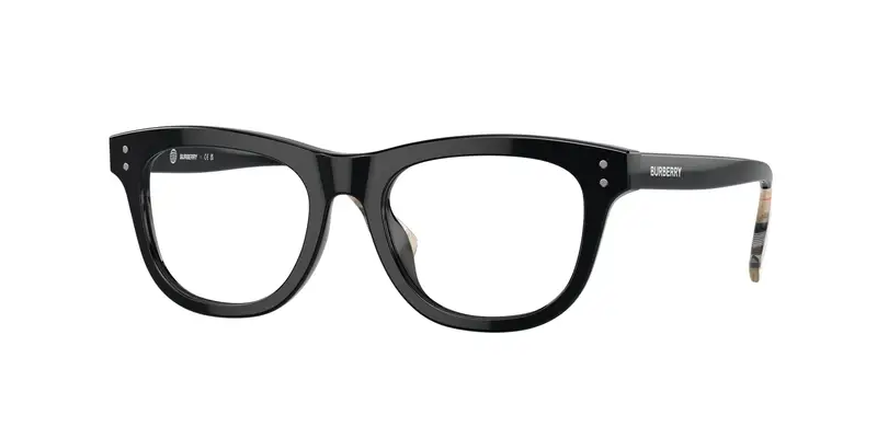Bambino JB2005 3001 Montature da vista Acetato Nero Trasparente Squadrata Normale