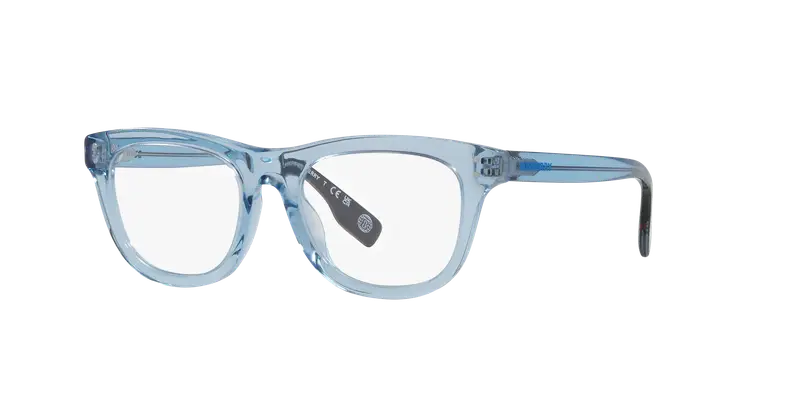 Burberry Bambino JB2005 4079 Montature da vista Acetato Blu Trasparente Squadrata Normale miniatura 2