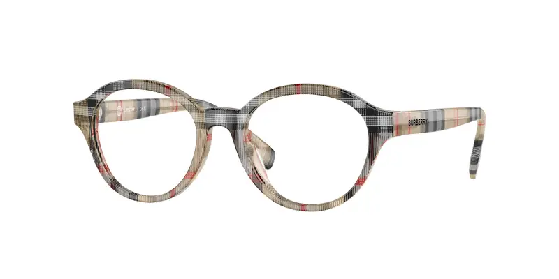 Burberry Bambino JB2006  3778 Montature da vista Acetato Marrone Trasparente Pantos Normale