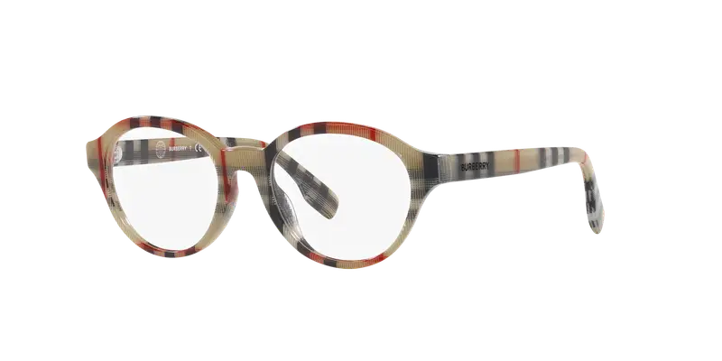 Burberry Bambino JB2006 3778 Montature da vista Acetato Marrone Trasparente Pantos Normale miniatura 2