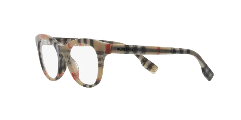Burberry Bambino JB2007 3778 Montature da vista Acetato Marrone Trasparente Cat Eye Normale miniatura 3