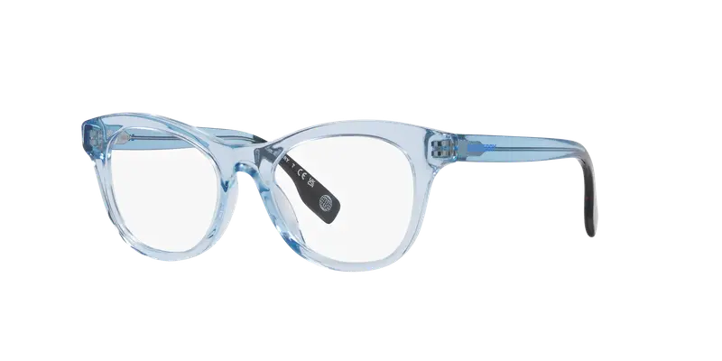 Burberry Bambino JB2007 4079 Montature da vista Acetato Blu Trasparente Cat Eye Normale miniatura 2