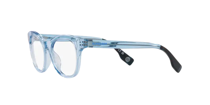 Burberry Bambino JB2007 4079 Montature da vista Acetato Blu Trasparente Cat Eye Normale miniatura 3